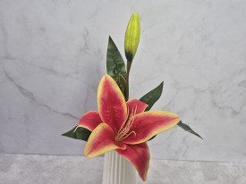 Flores artificiales Azucena individual 